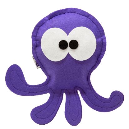 Dark Blue Octopus Shaped Catnip Toy for Cats