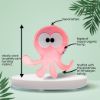 Pink Octopus Shaped Catnip Toy Features