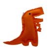 Red Colour Dinosaur Shaped Catnip Toy