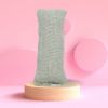 Cylinder shape HRIKU Hemp Fabric Catnip Kicker Studio Image