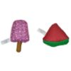 FOFOS Summer Cat Toy - Watermelon And Popsicle Close view