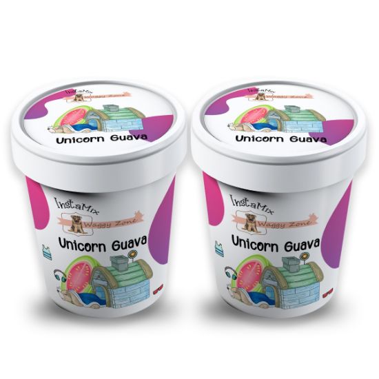 Waggyzone Doggy icecream Unicorn Guava	