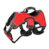 Picture of Whoof Whoof Full Body Three Layer Belt Harness in Extra Large Size and Red Colour