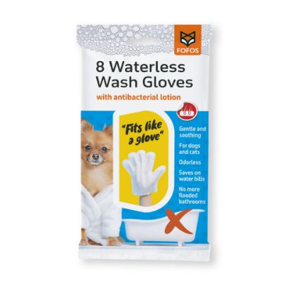 FOFOS Dogs And Cats Antibacterial Lotion Waterless Wash Gloves Packet View