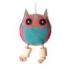 Front View of Owl Shaped Dog Toy