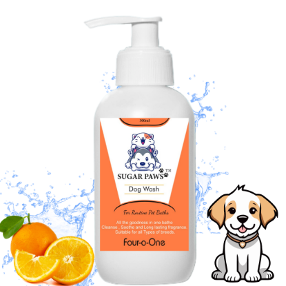 Sugar Paws 4-in-1 Pet Shampoo 300ml