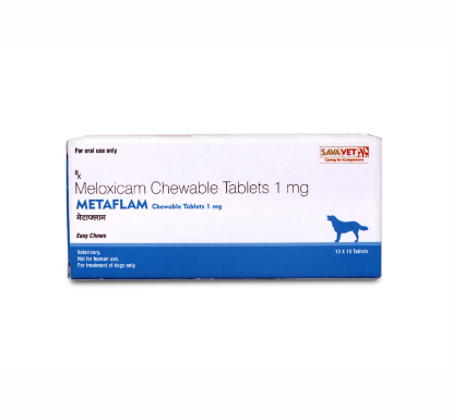 METAFLAM 1MG MELOXICAM Chewable Tablets For Effective Pain Relief in Pets