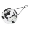 Cow Print Dog Hat in Black Colour