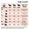 Pet Knit Sweater Size Chart