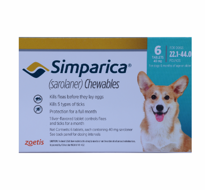 Simparica 40mg chewable tablet for dogs