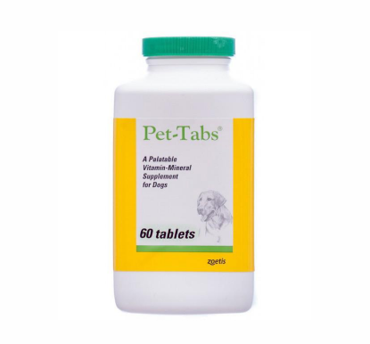 Showing Pet Tabs 60s Dogs Multivitamin Supplement Bottle  