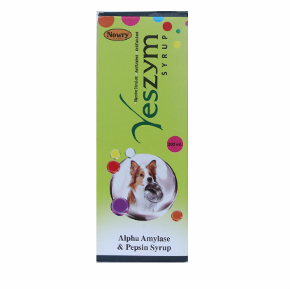 YESZYM Syrup – Digestive Enzyme Supplement for Pets Package Front View