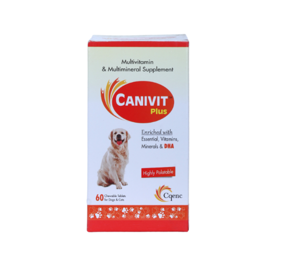 Canivit Plus Tab – Nutritional Supplement for Dogs & Cats Package Front View