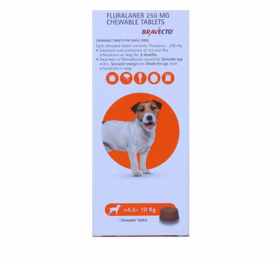 BRAVECTO 250MG 4.5-10KG