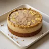 Pet Peanut Butter & Banana Cake 1 Kg in White Plate